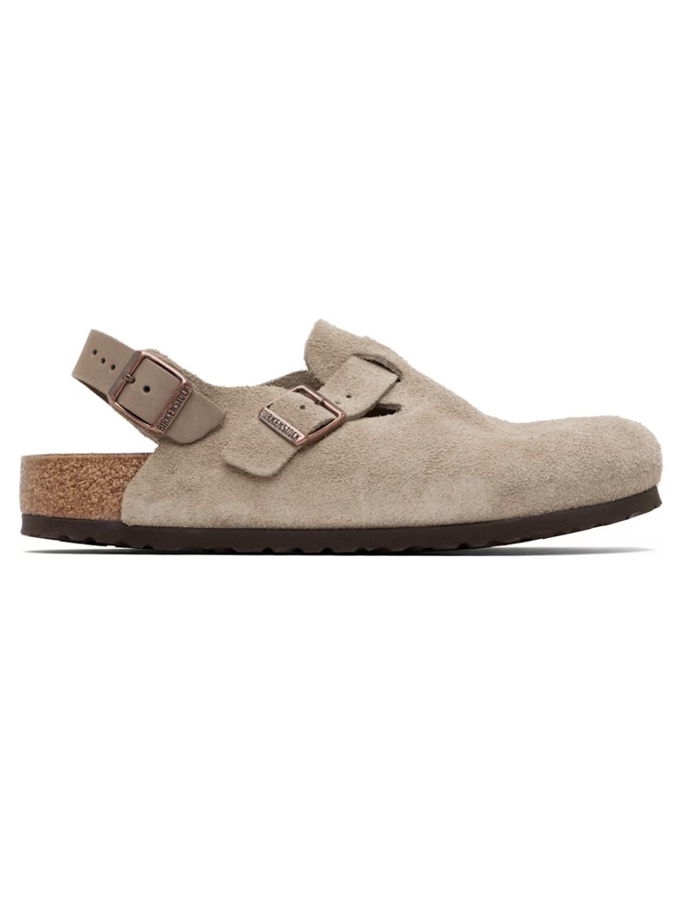 BIRKENSTOCK
Taupe Regular Tokio Slip-on Loafers